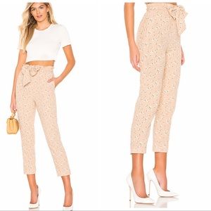 Majorelle flower crop pant. Worn once.